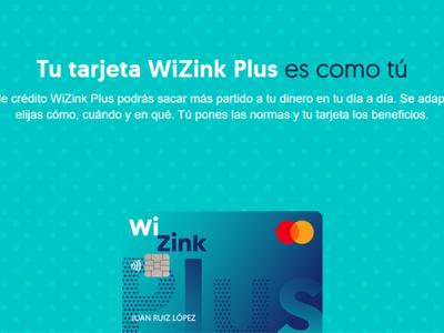 Ahorra con la nueva tarjeta de crdito Wizink Plus